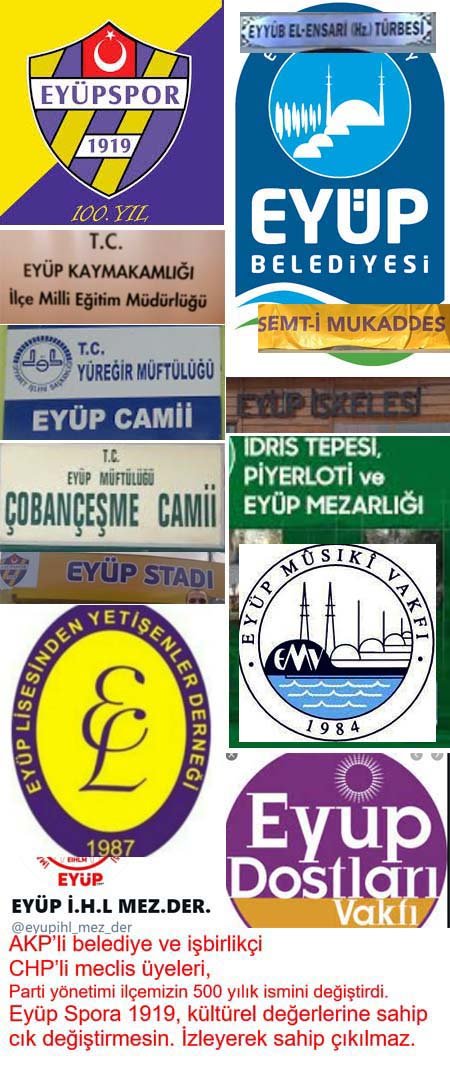 Kulübümüze sahip çıkmak Eyüp’e kimliğimize sahip çıkmaktır.